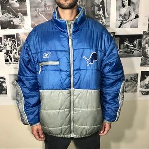 90‘s Reebok Detroit Lions Puffer Jacket